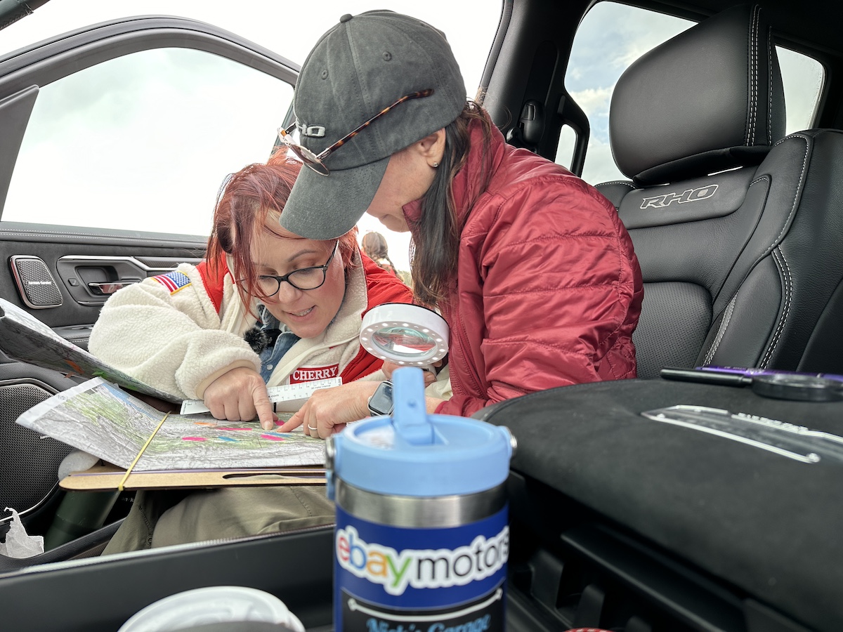 The Front Cabin Of The Ram 1500 Rho Offered Enough Space To Work With Large Paper Maps