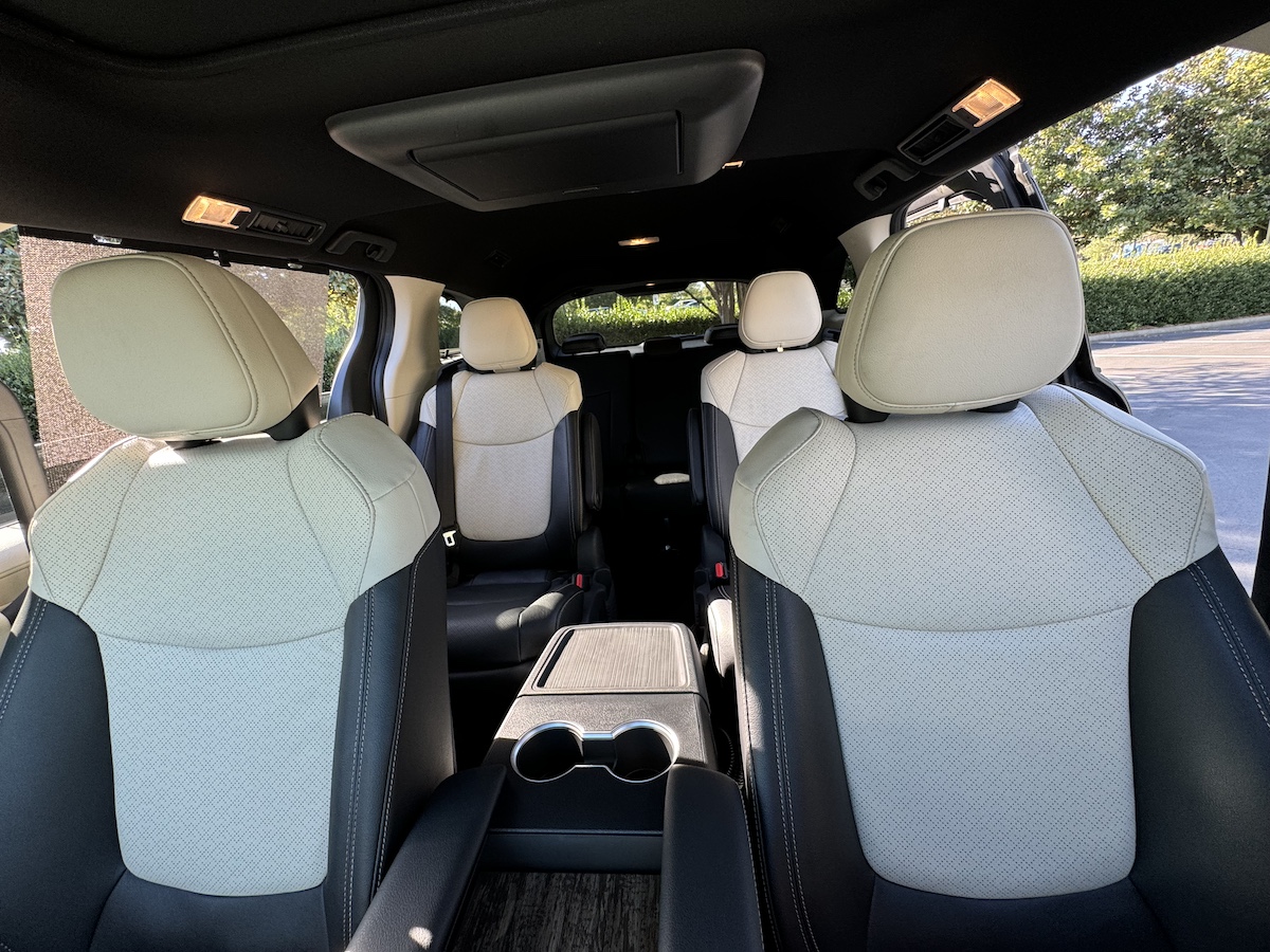 The Interior Of The 2025 Toyota Sienna