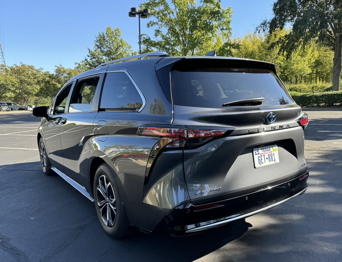 The Rear End Of The 2025 Toyota Sienna