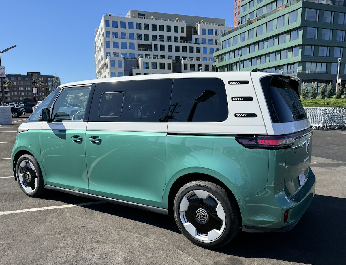 VW ID Buzz First Drive: This 3-row 7 Passenger *Bus* Means No More Boring Family Cars 11 The Side Of The 2025 Vw Id Buzz