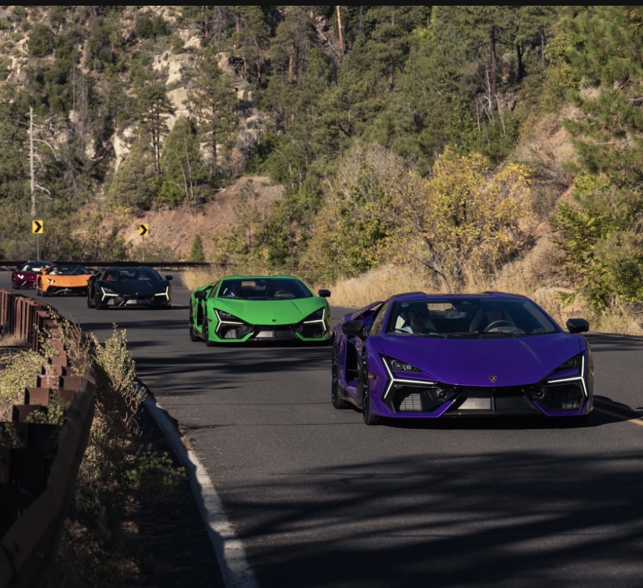 She Drives A Lambo Rally In Arizona