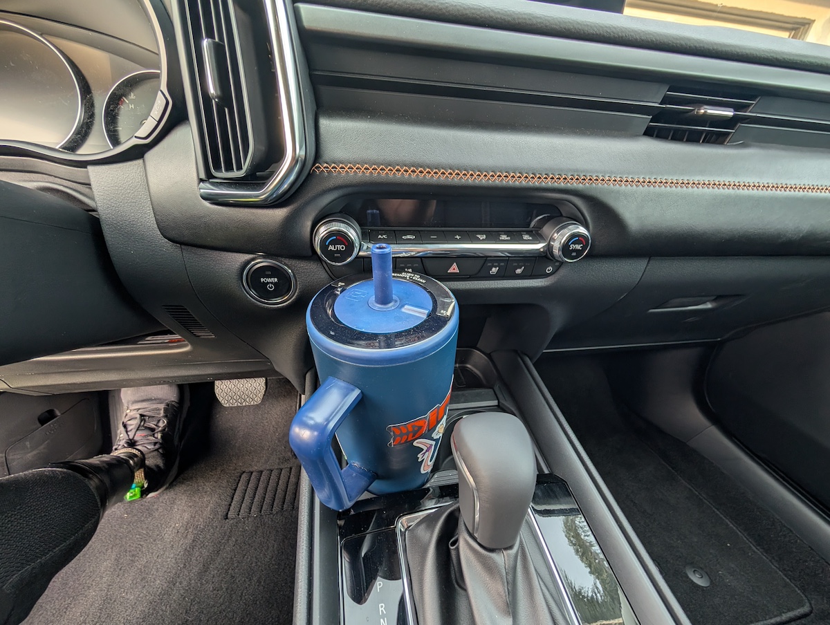The Best Thing About the 2025 Mazda CX-50 Hybrid? It Uses the Toyota Hybrid System 9 Mazda Cx-50 Hybrid Stanley Cup Drink Holder
