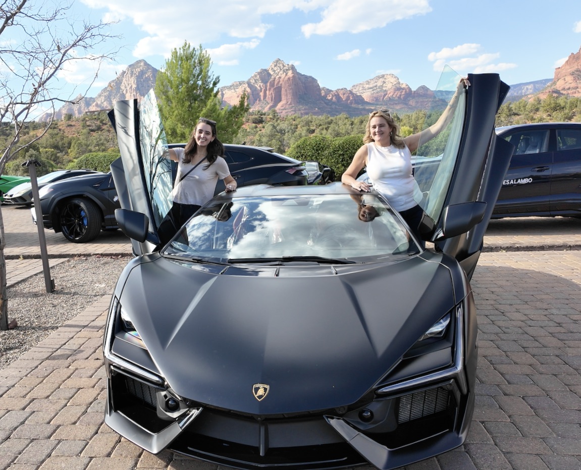 My Daughter Estee And Me In The Lamborghini Revuelto