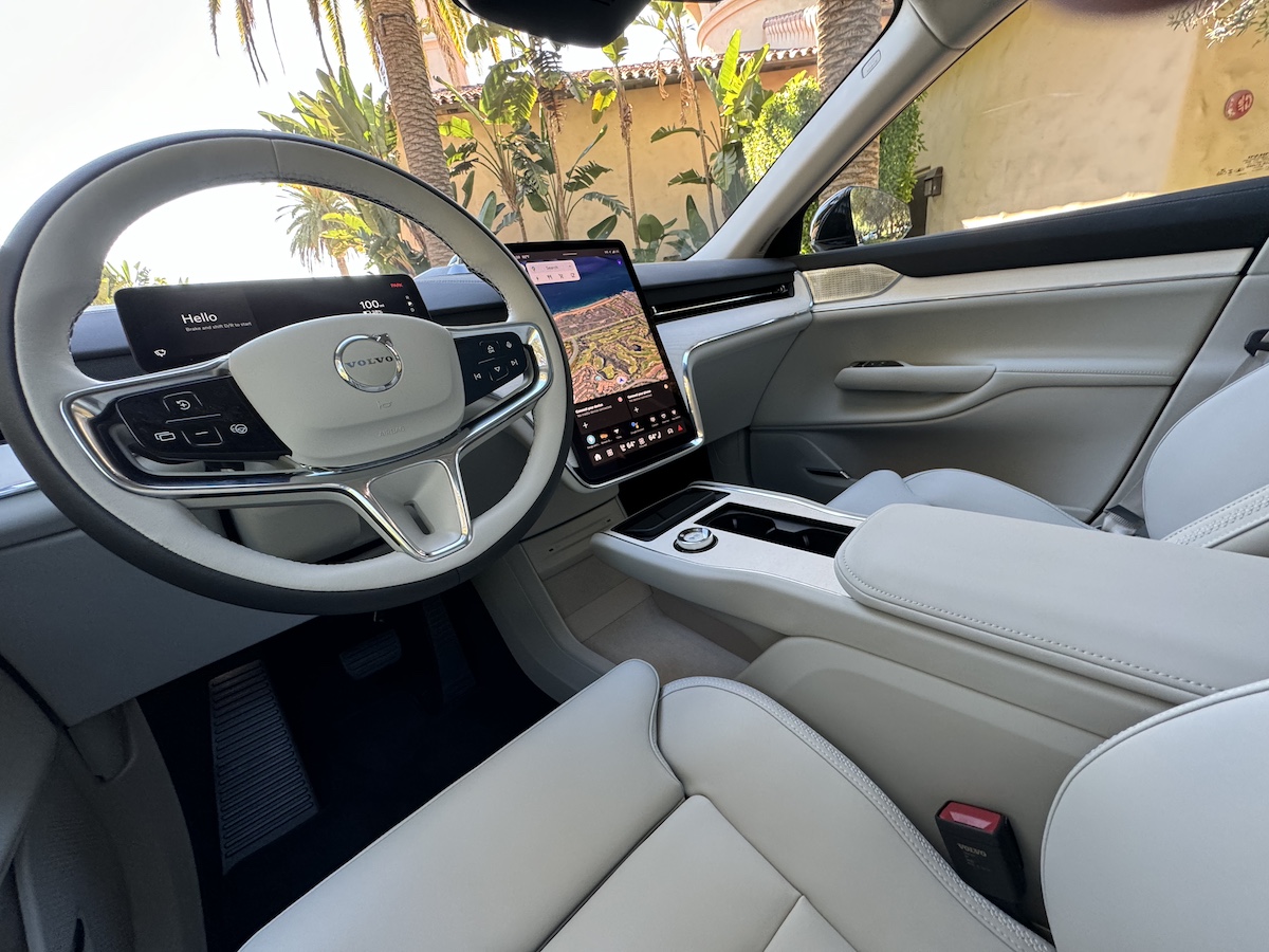 The Interior Of The 2025 Volvo Exc90