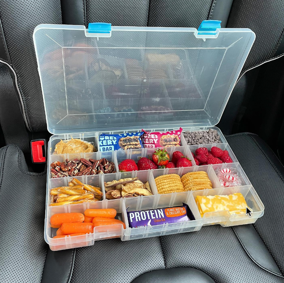 Snack Box Car Organization