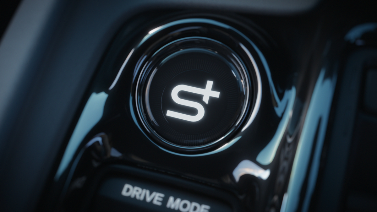 The &Quot;Shift +&Quot; Button Inside The 2025 Honda Prelude Concept