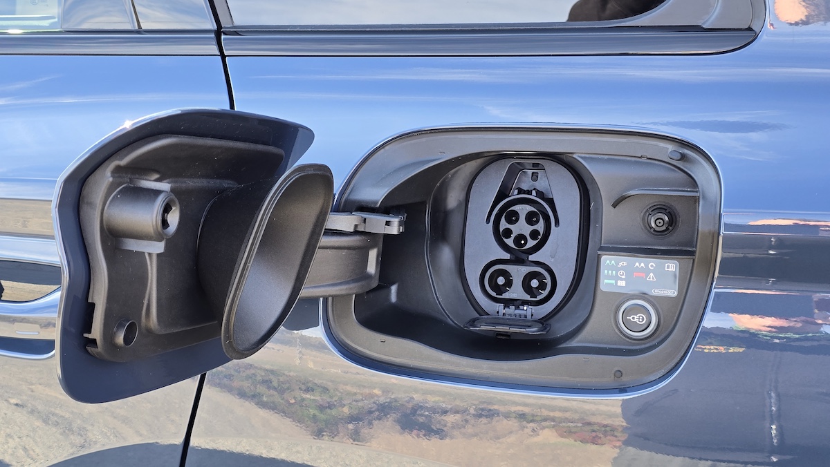 The Charge Port In The Audi Q6 E-Tron