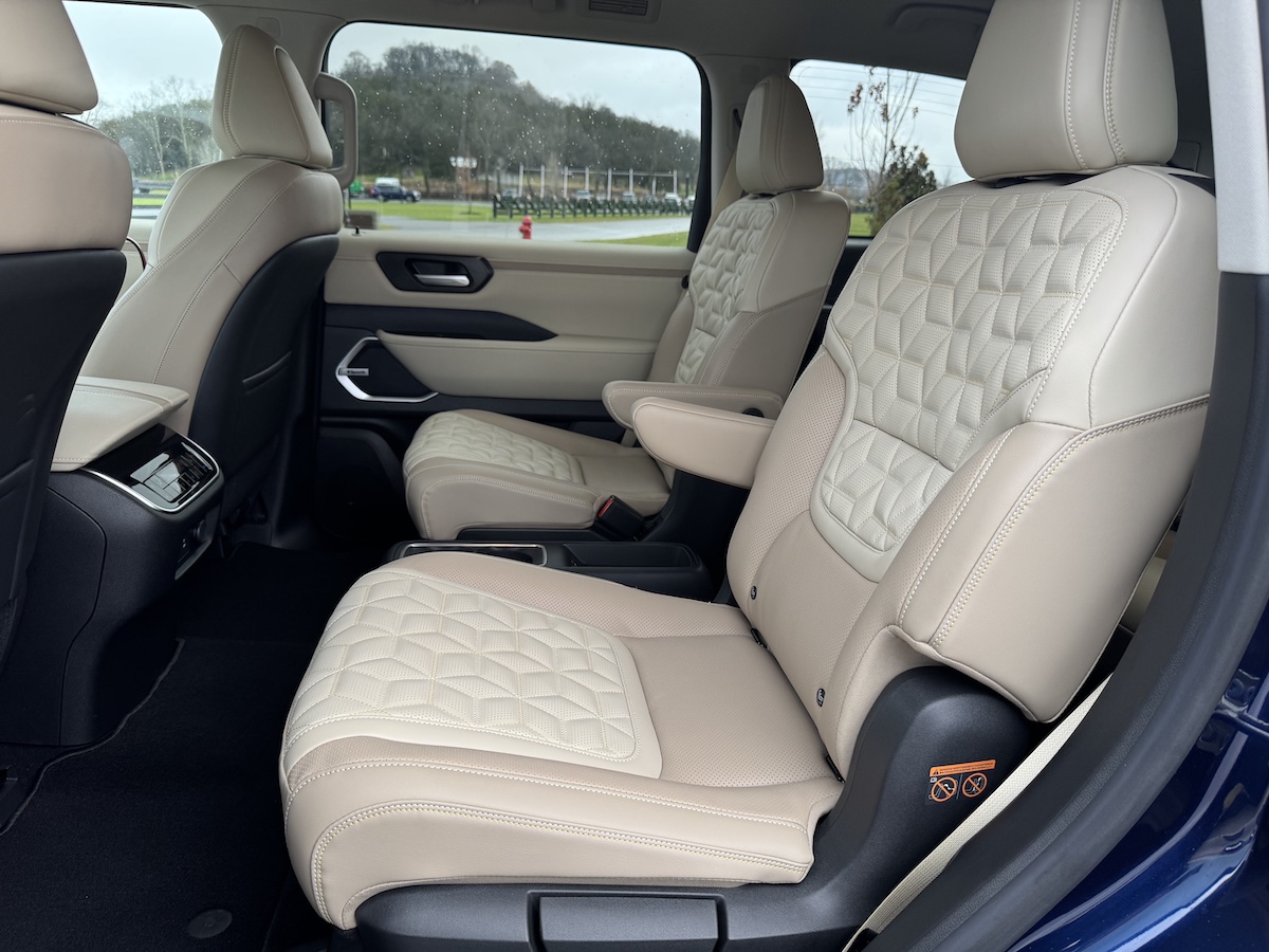 Center Row Captains Chairs In The 2025 Nissan Armada
