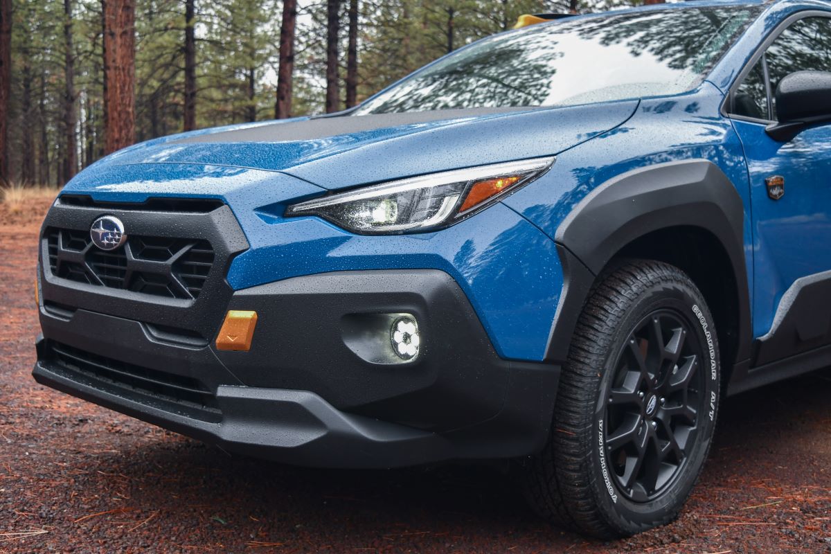 10 Things My Family Loved About the 2024 Subaru Crosstrek Wilderness 6 The Front End Of The 2024 Subaru Crosstrek Wilderness