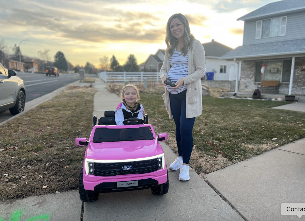 Ford Lightning Ride On Toy Allison Bell And Daughter