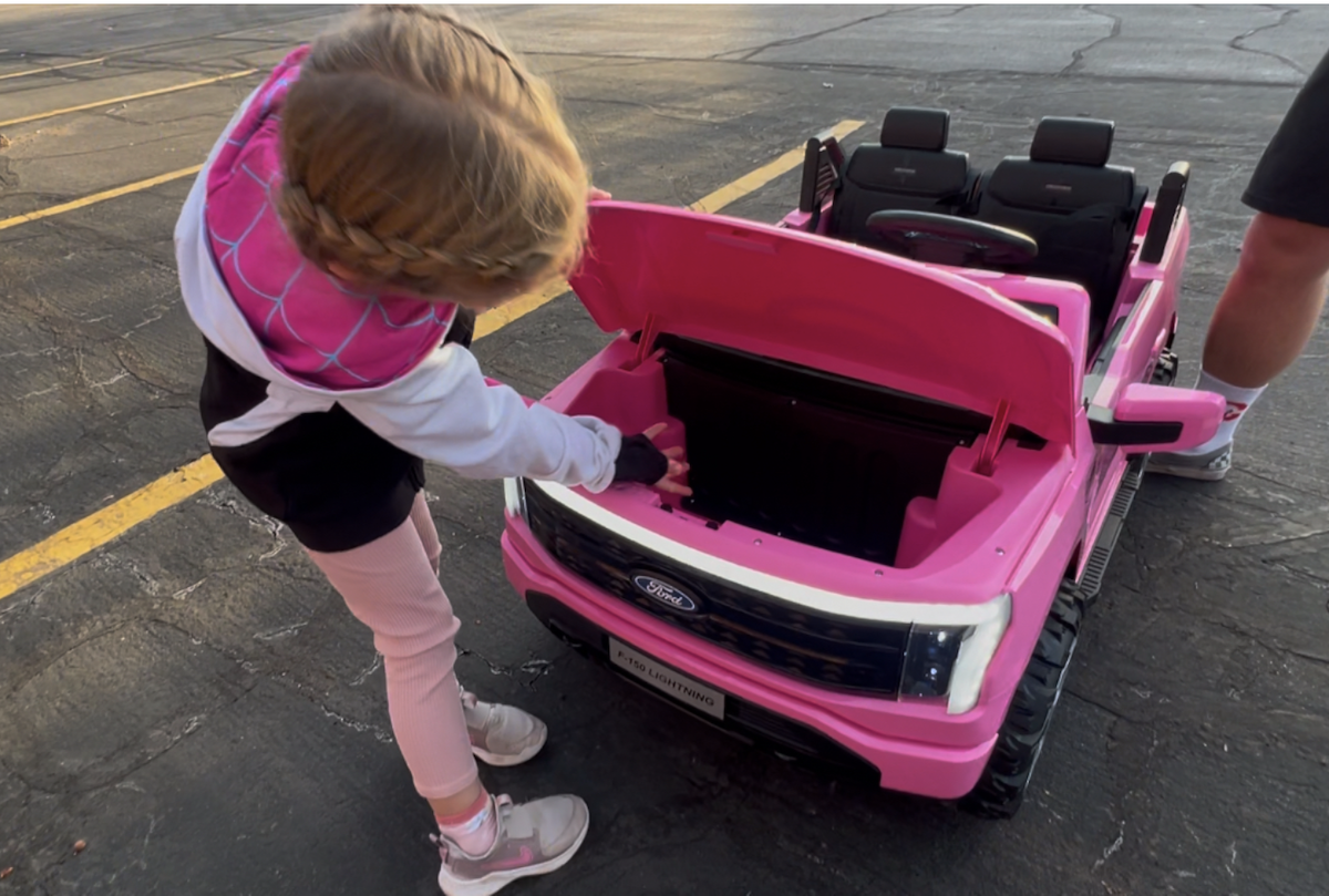 Ford Lightning Ride On Toy With A Frunk