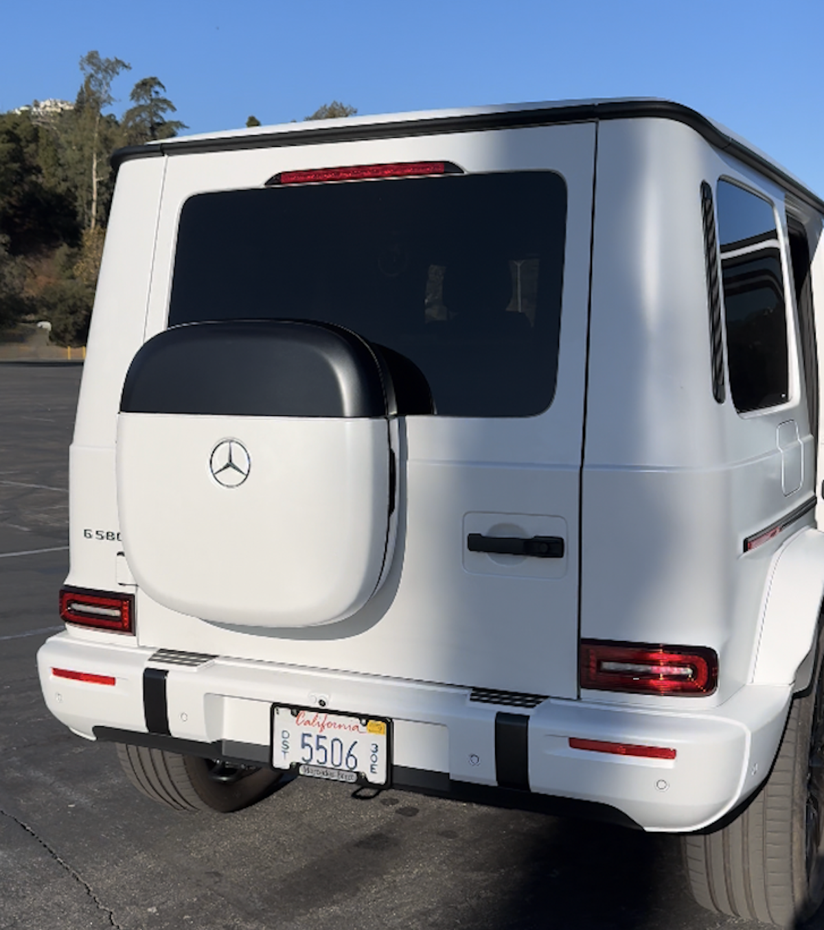 Rear End Of The 2025 Mercedes-Benz G 580 G-Wagen