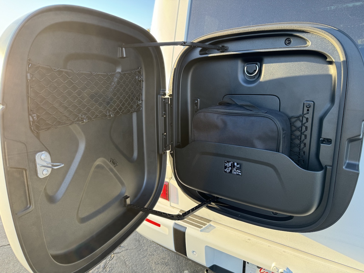 The Backpack On The 2025 Mercedes-Benz G 580 G-Wagen