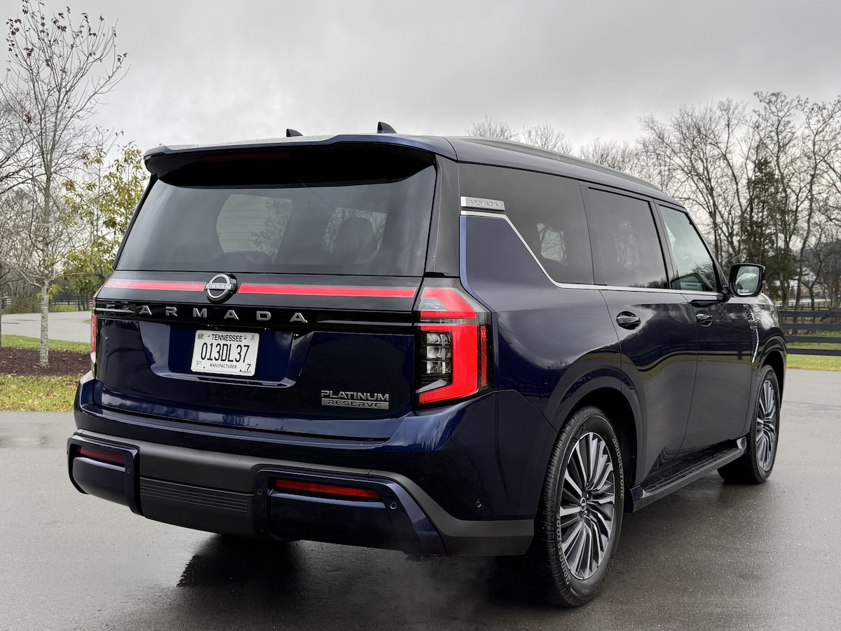 The Boxy Rear End Of The 2025 Nissan Armada