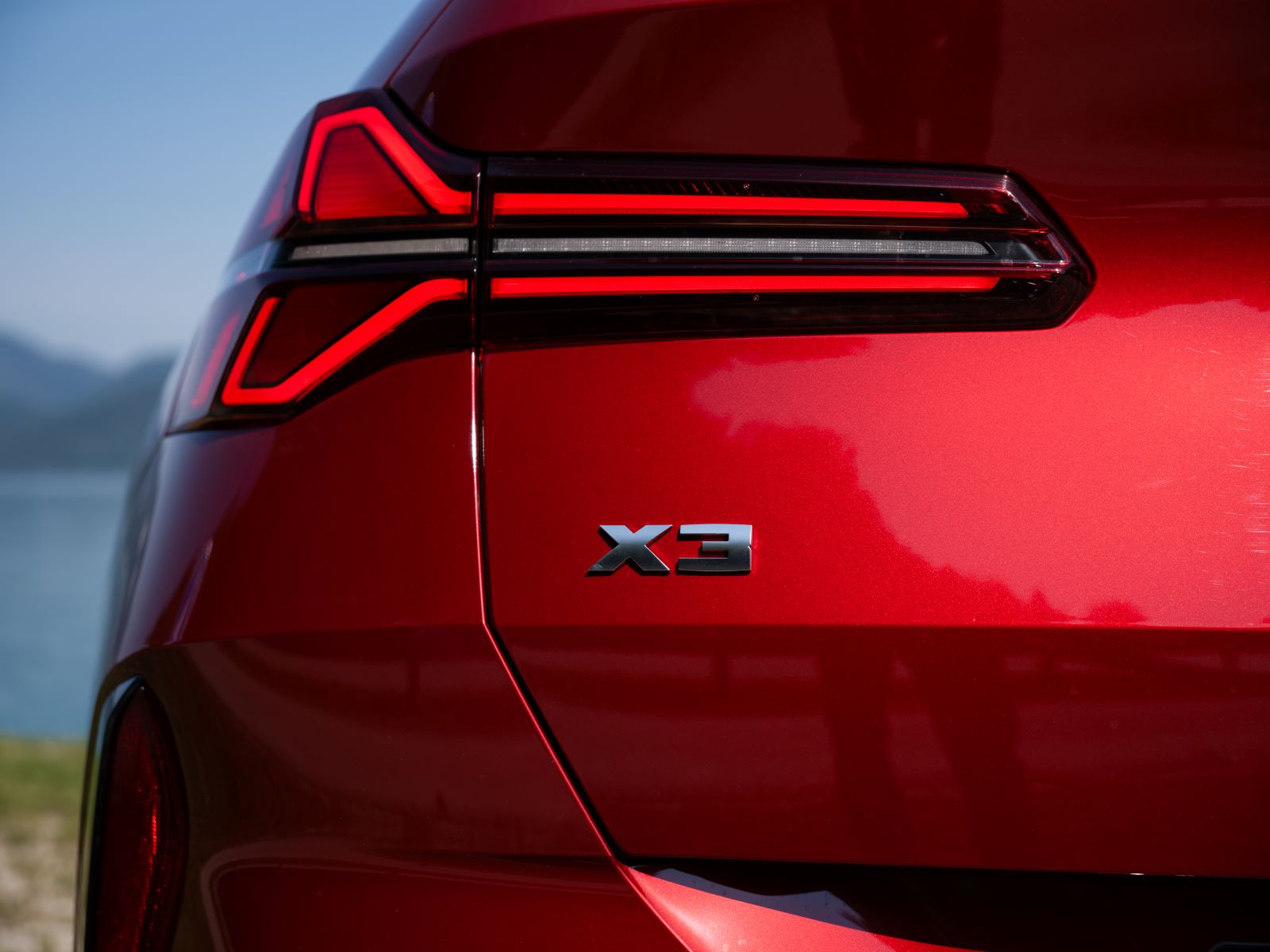 The Rear Tail Light On The 2025 Bmw X3 M50