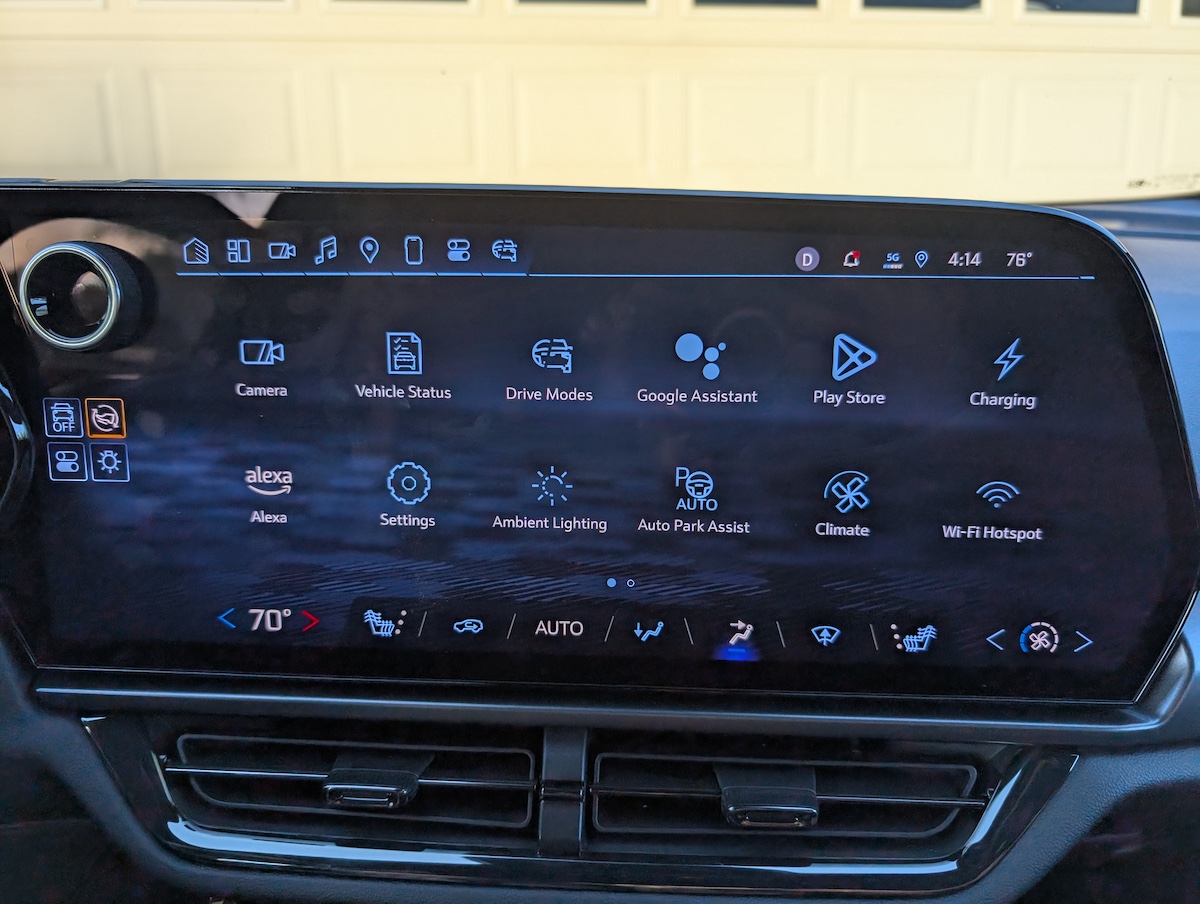 2024 Chevrolet Equinox Ev Rs Multimedia Display