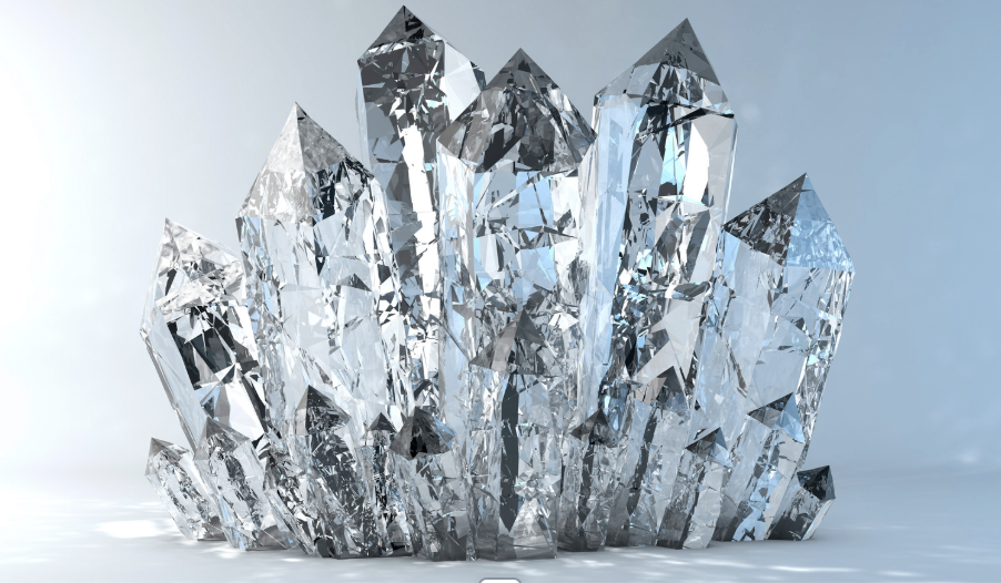 Clear Quartz Crystals In The Car