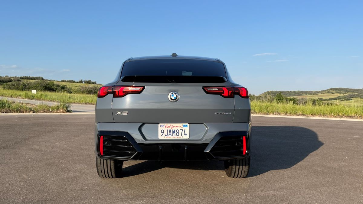 The 2024 BMW X2: This Compact Luxury SUV Has a Whole New Look 6 The Very Rear End Of The 2024 Bmw X2