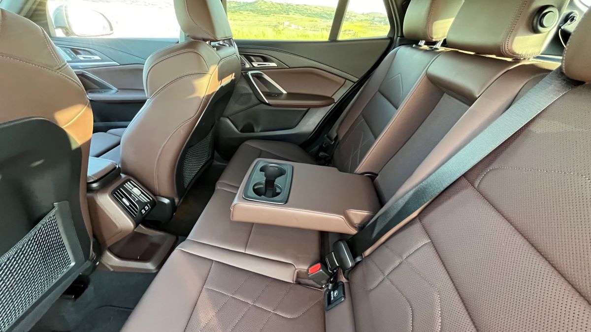 The 2024 BMW X2: This Compact Luxury SUV Has a Whole New Look 7 The Rear Seats Of The 2024 Bmw X2