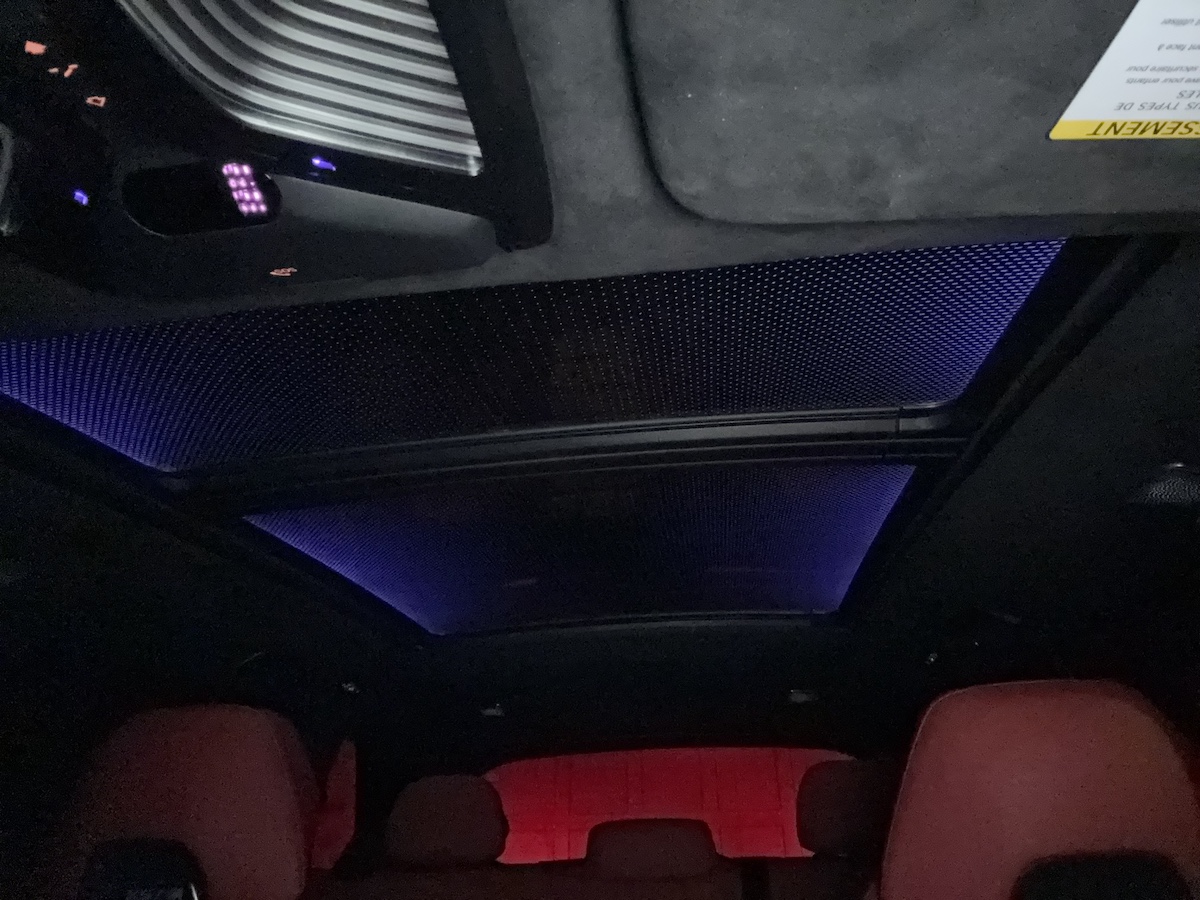 Even The Panoramic Sunroof Has Ambient Lighting In The Bmw X5