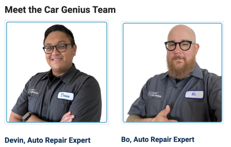 Car Genius car repair experts