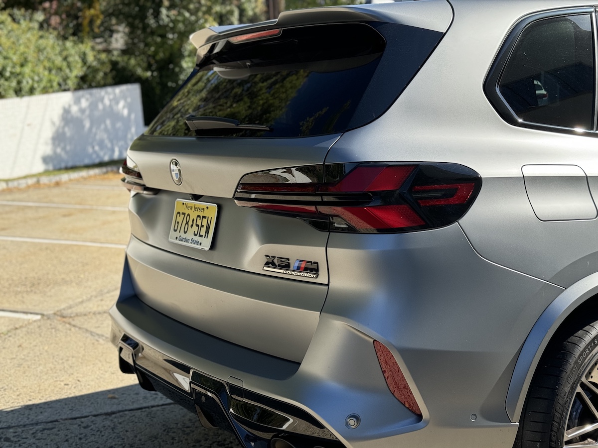 The Rear End Of The 2024 Bmw X5 M