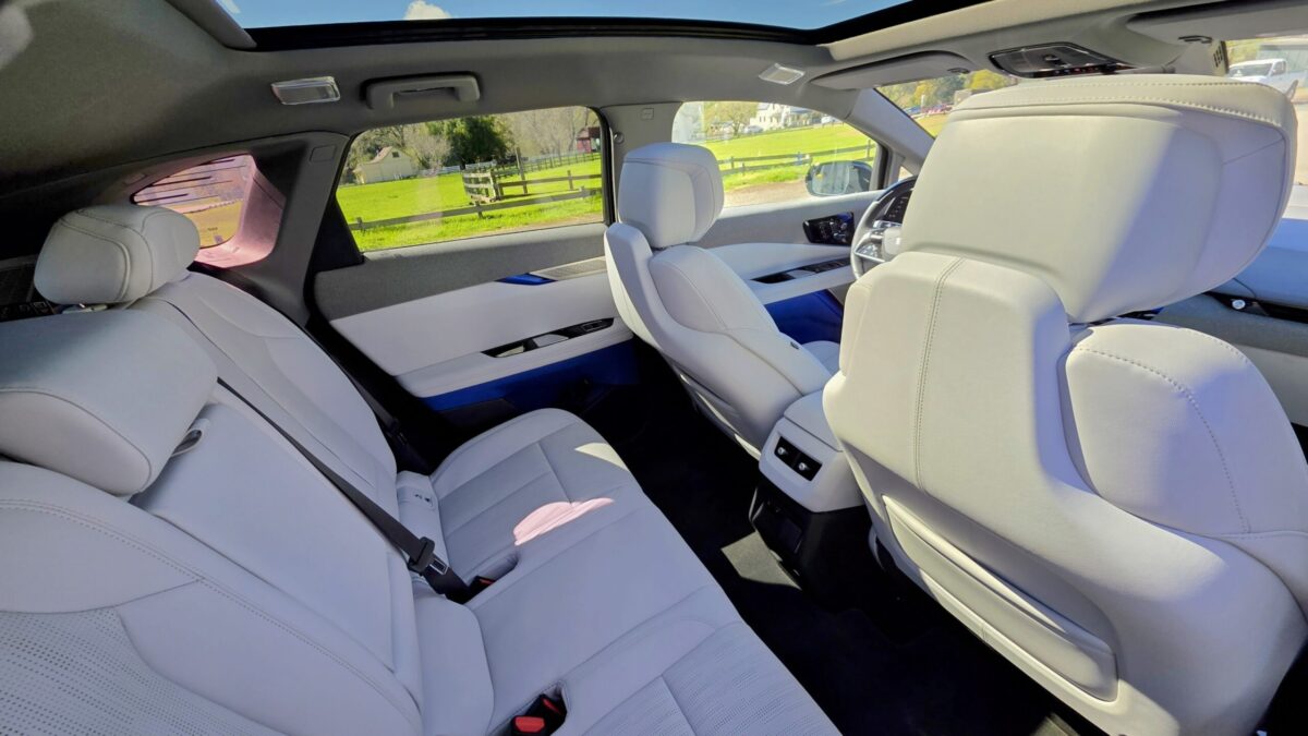 The Rear Seats In The 2025 Cadillac Optiq Ev