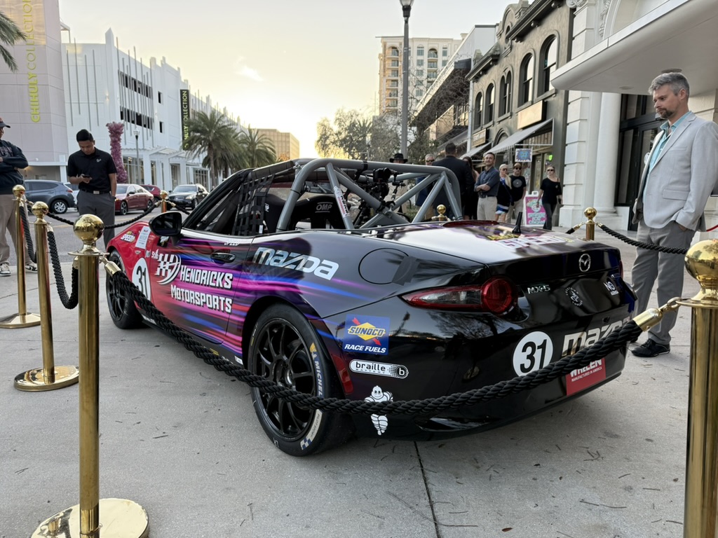 A Mazda Miata Mx-5 Race Car