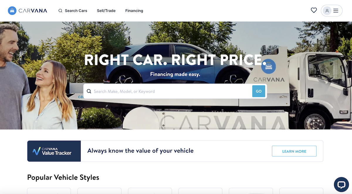 Carvana Great Deal On A New Car