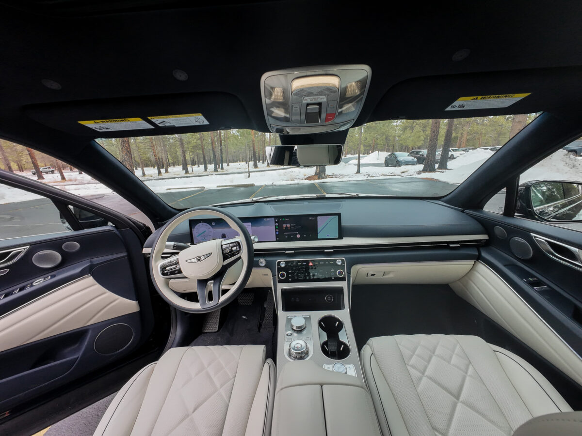 The Interior Of A 2025 Genesis Gv80