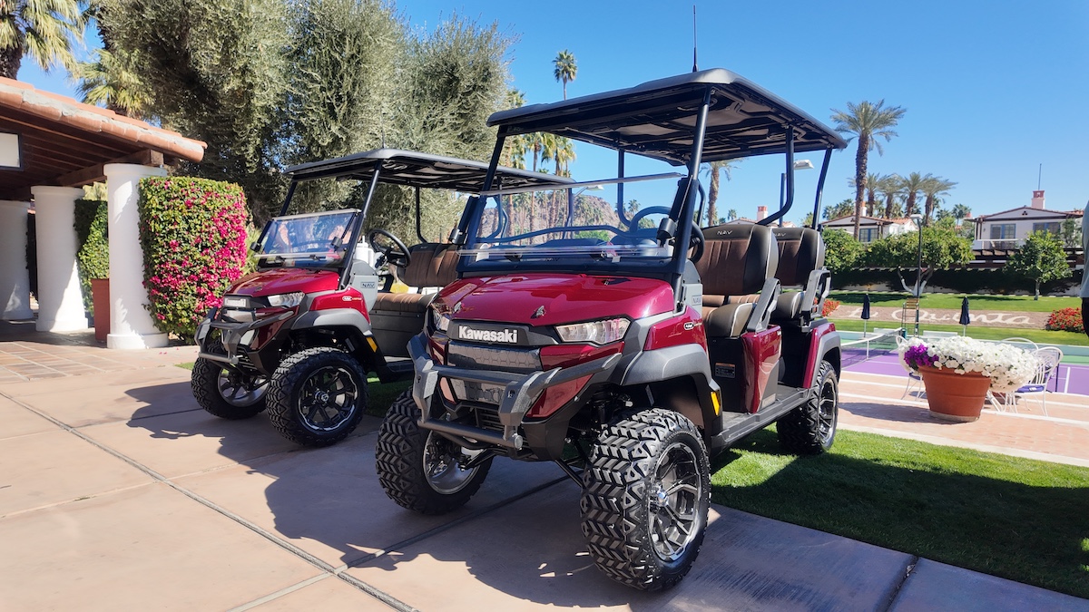 The Kawasaki Nav 4E Electric Cart