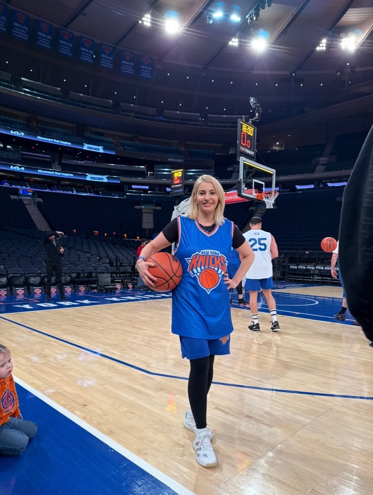 On The Court At Msg Marina Letsios International Women