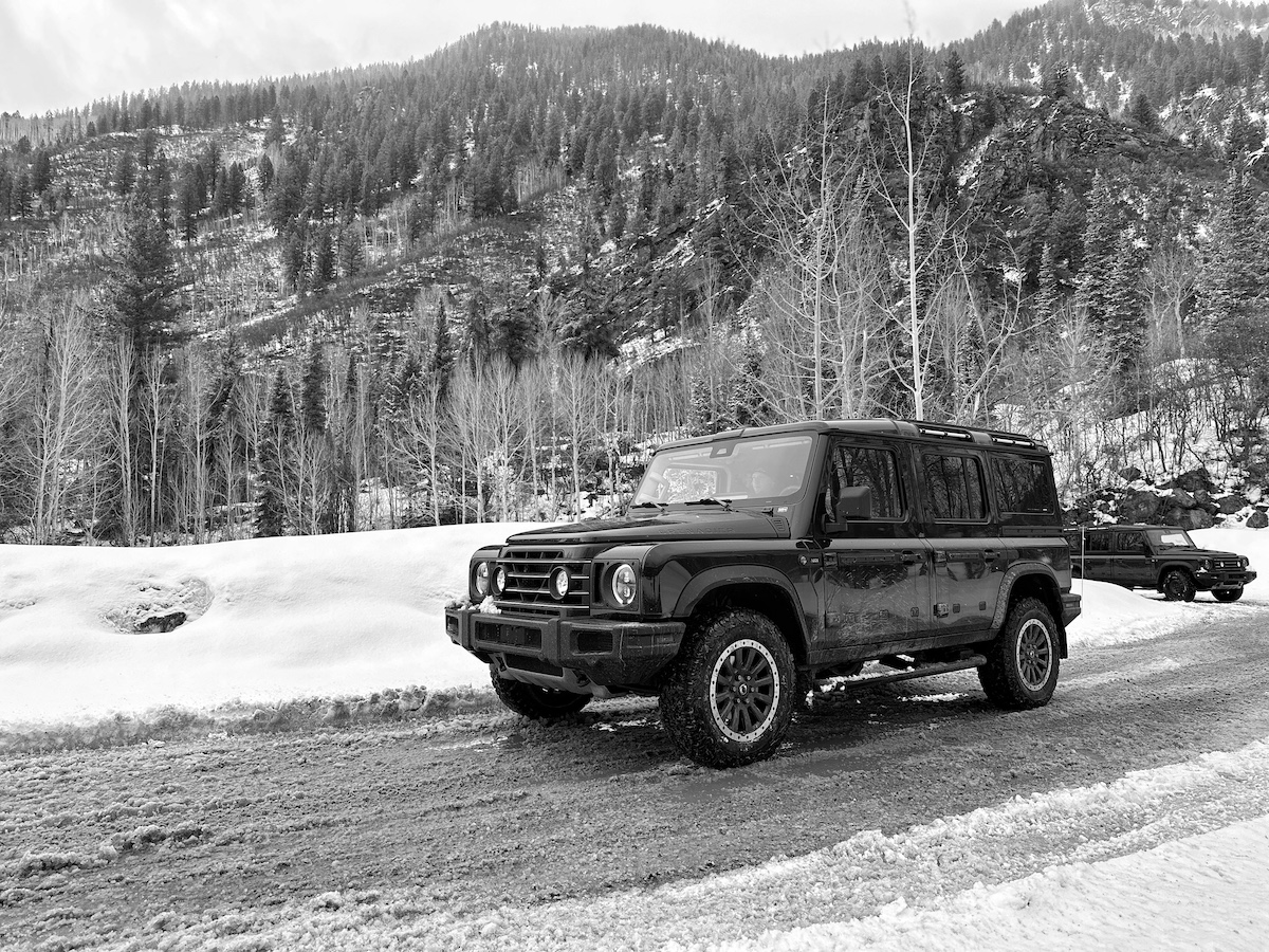 The Ineos Grenadier On The Road In Colorado