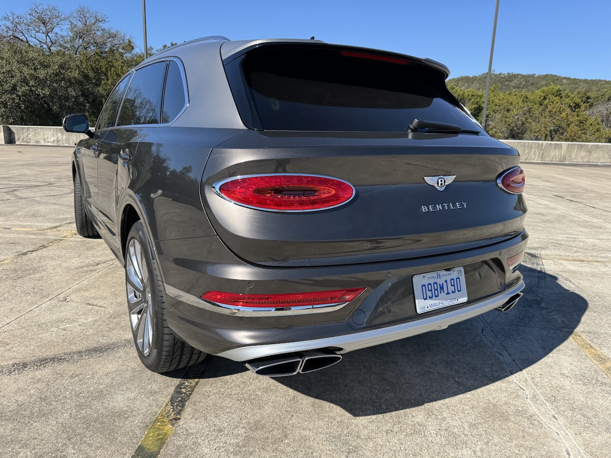 The Bentley Bentayga Is Soul-Stirring, But Get This One While You Can 11 A Girls Guide To Cars | The Bentley Bentayga Is Soul-Stirring, But Get This One While You Can - The Rear Of The Bentley Bentayga