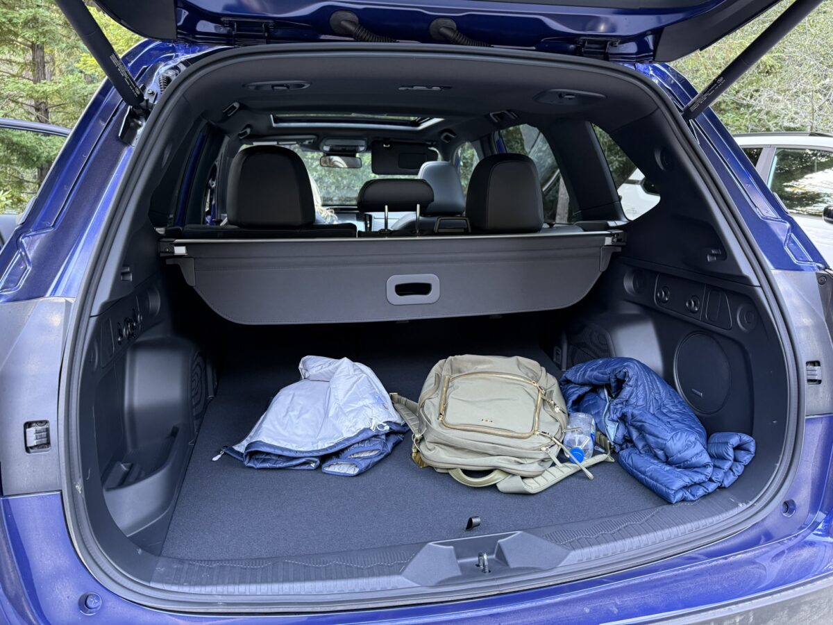 The 2025 Subaru Forester Hybrid Is At Home Among the Trees—and Muddy Hills and Rutted Roads 10 The Cargo Space In The Forester Hybrid Was Admirable, Considering The Overall Size