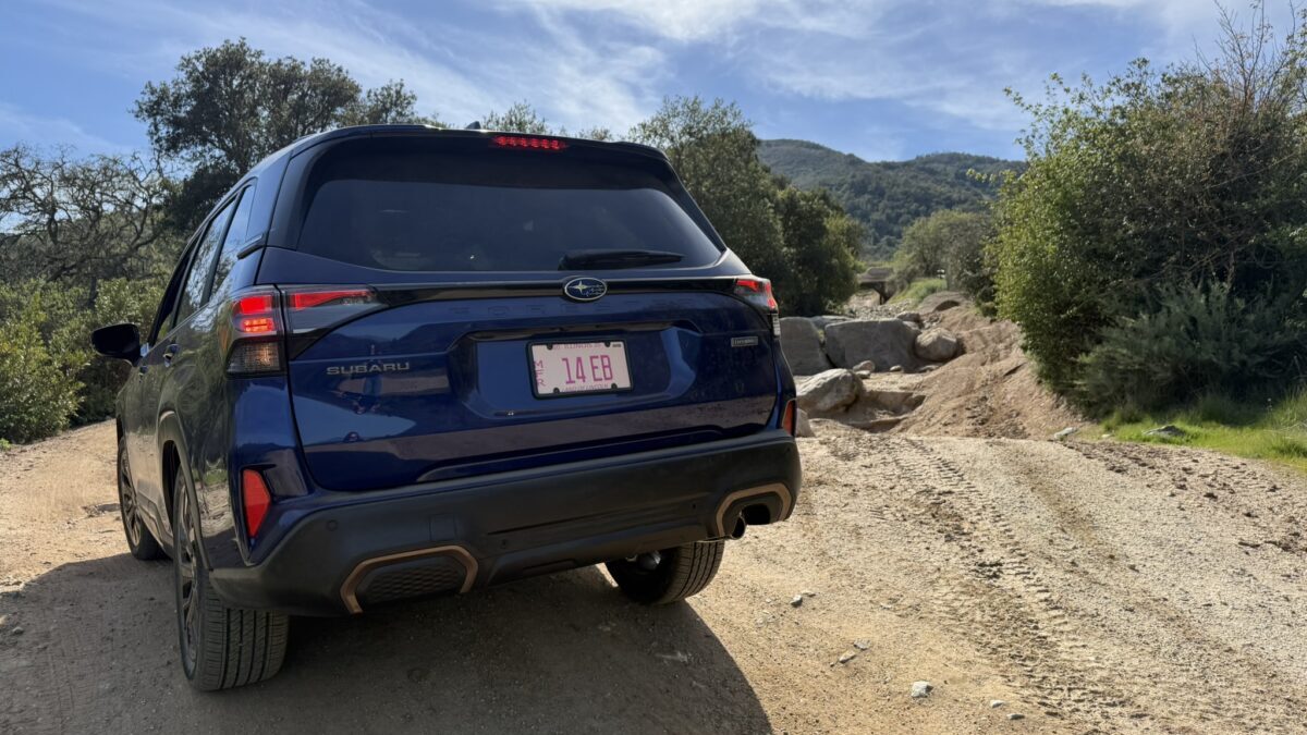 The Subaru Forester Hybrid Driving Off-Road