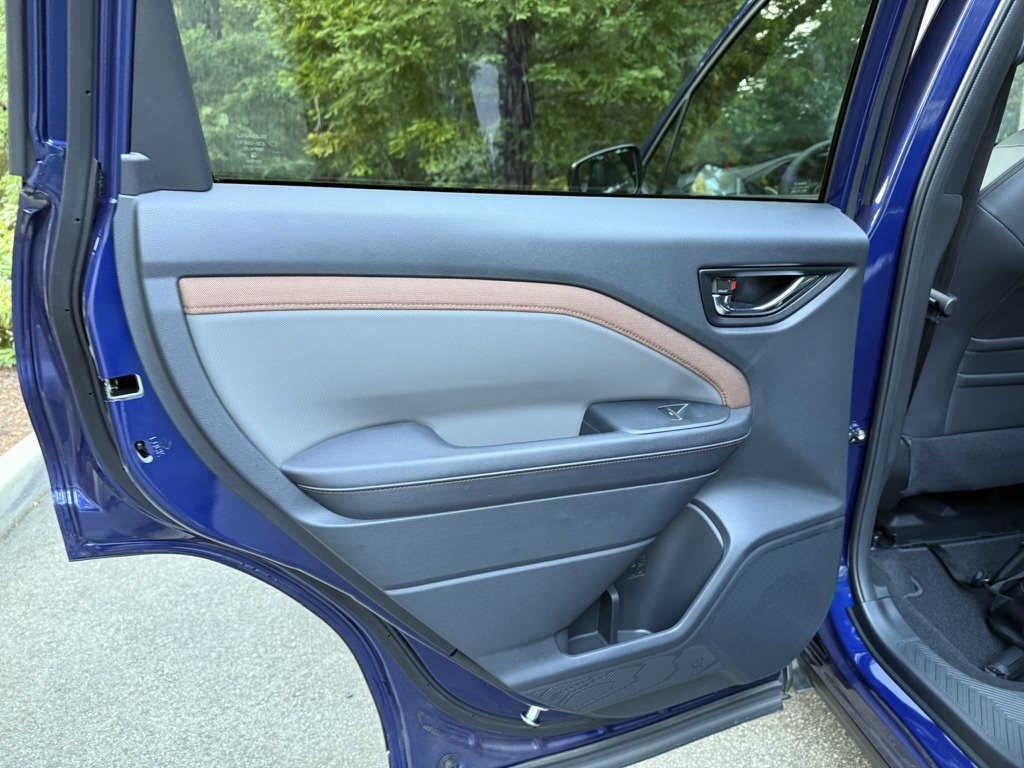 The 2025 Subaru Forester Hybrid Is At Home Among the Trees—and Muddy Hills and Rutted Roads 12 The Accenting Of The Subaru Forester Hybrid