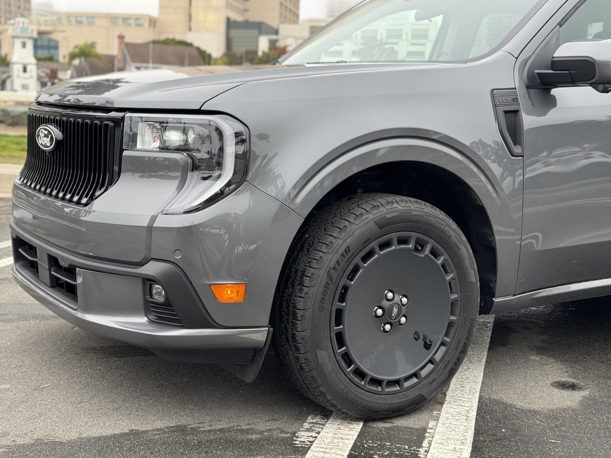 Which 2025 Ford Maverick is Best: Hybrid AWD or Lobo Street Truck? We Drove Them Both 6 The Monoblock Wheels On The Ford Maverick Lobo