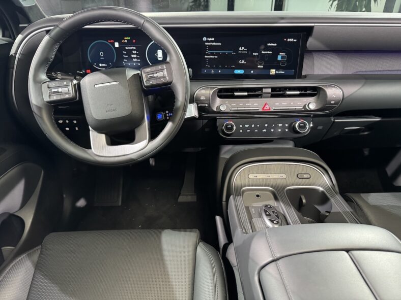 The view from the driver's seat in the 2026 Hyundai Palisade
