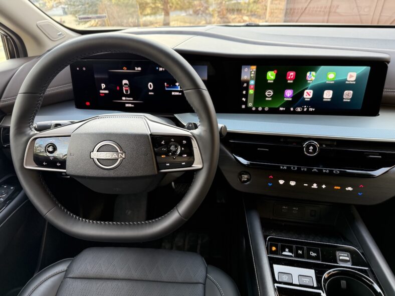 The Flat Bottom Steerin G Wheel In The 2025 Nissan Murano Has A Modern, Sporty Feel