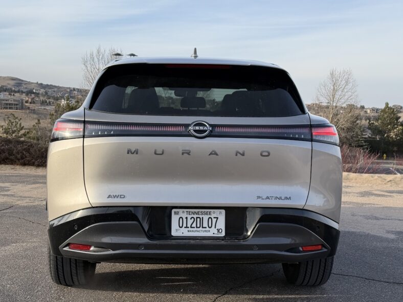 The Newly Redesigned Rear End Of The 2025 Nissan Murano