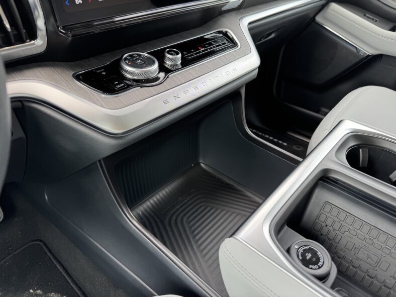 The Sliding Center Console In The 2025 Ford Expedition