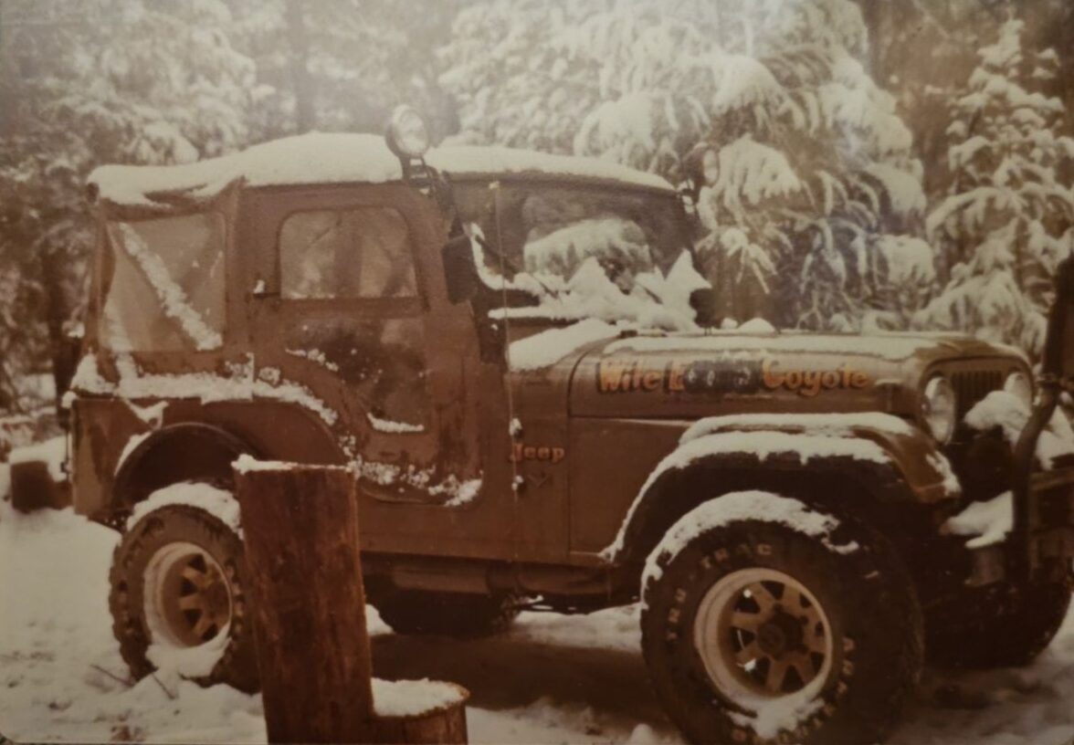 An Old Photograph Of A Cj5