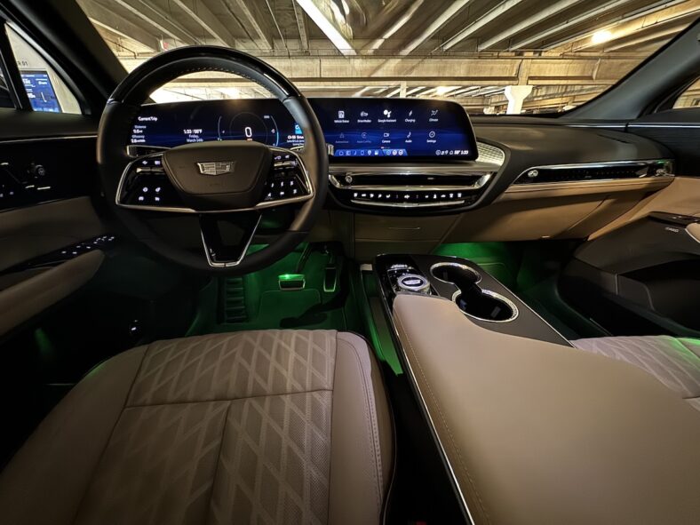 Ambient Lighting Can Be Customized In The Cadillac Lyriq