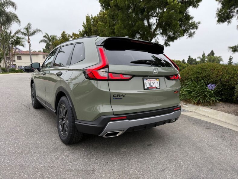 Honda Added a Trailsport Trim to the 2026 Honda CR-V To Make Your Heart Beat Just a Little Faster 6 The Rear End Of The 2026 Honda Cr-V Trailsport