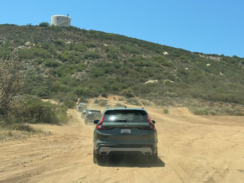 Honda Added a Trailsport Trim to the 2026 Honda CR-V To Make Your Heart Beat Just a Little Faster 9 The 2026 Honda Cr-V Trailsport Driving Off-Road