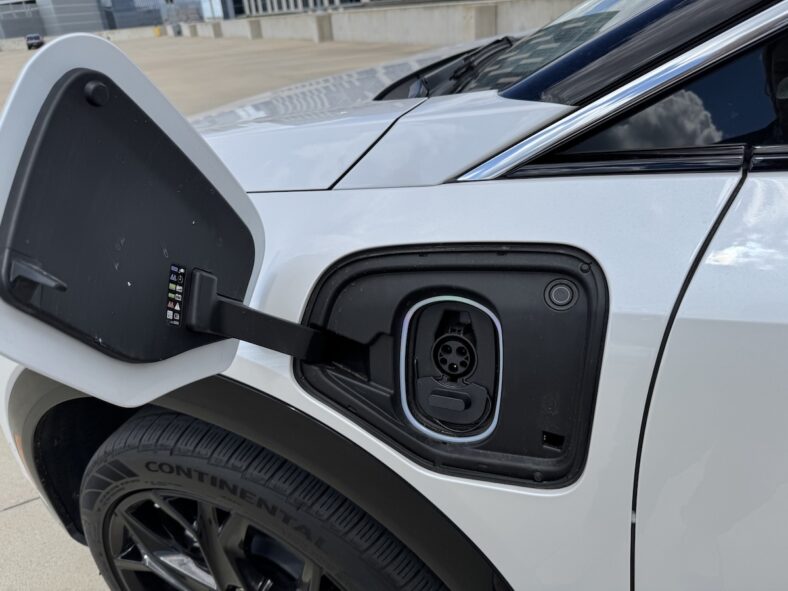 Cadillac Optiq, Including the Thrill of V Power, Is Your Invitation to the Modern Luxury of EVs 11 The Standard Charge Port In The Cadillac Optiq