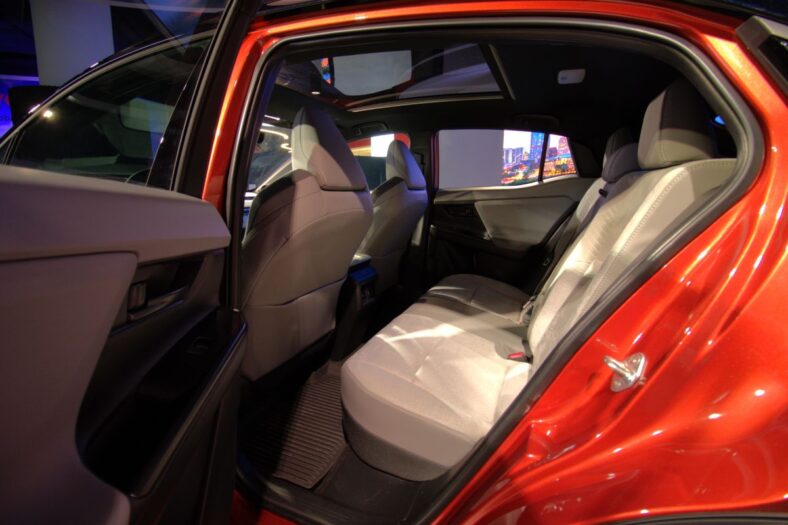 Same Name, New Game: The 2026 Toyota C-HR is an All-Electric EV Glow-Up 4 The 2026 Toyota C-Hr'S Rear Seats