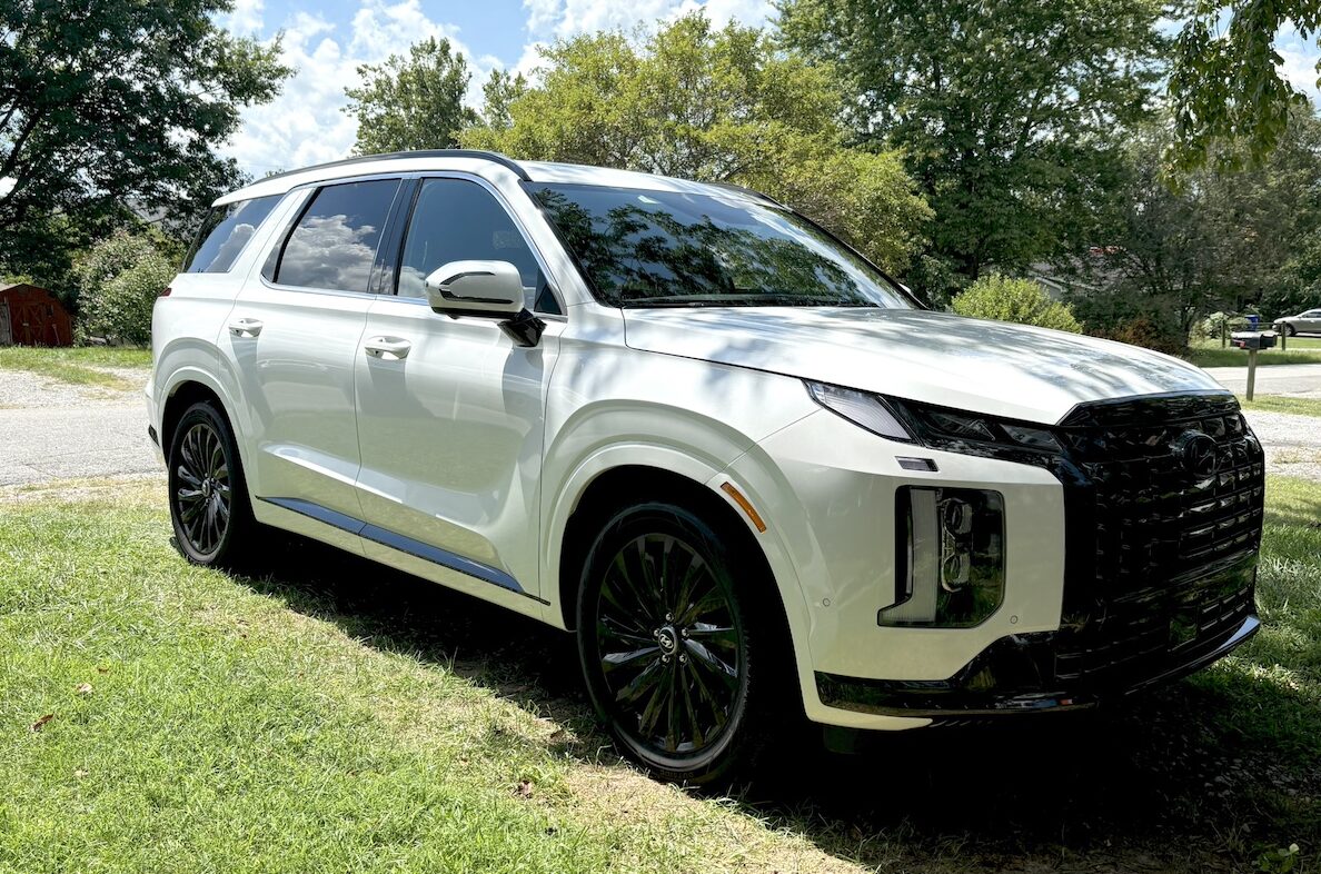 Buy This, Not That, Back to School Edition: the Best 3 Row SUVs For Hauling Kids, Gear and Carpools 7 2024 Hyundai Palisade Calligraphy Night Edition Exterior