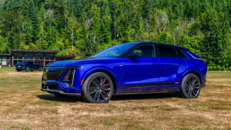 5 Reasons You Should Check Out the 2026 Cadillac Lyriq-V 7 The Side View Of The 2026 Cadillac Lyriq-V